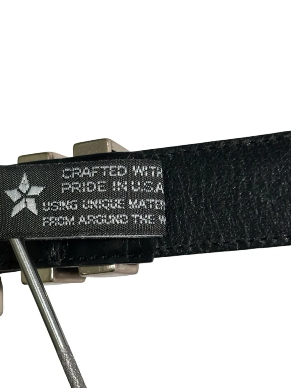 Brighton Black Leather Belt Size 30 Medium Silver Hardware Western Rodeo Unisex
